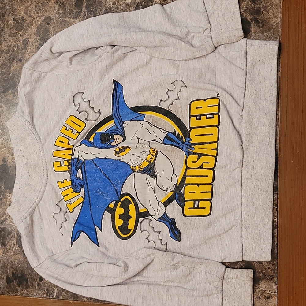 Rare Batman The Caped Crusader Long Sleeve Tee